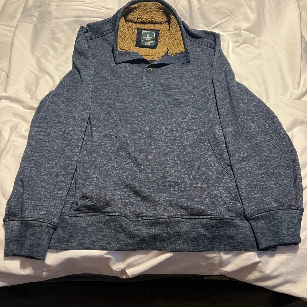 Mens GH bass Co quarter zip